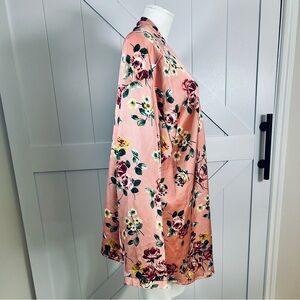 Plus size boohoo floral kimono